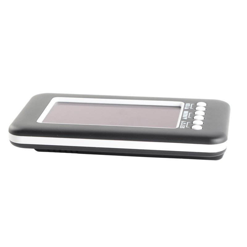 CJ3316RF 4in Thermometer with Clock Function Indoor Outdoor Digital Wireless