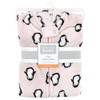 Hudson Baby Unisex Baby Plush Sleeping Bag, Sack, Blanket, Pink