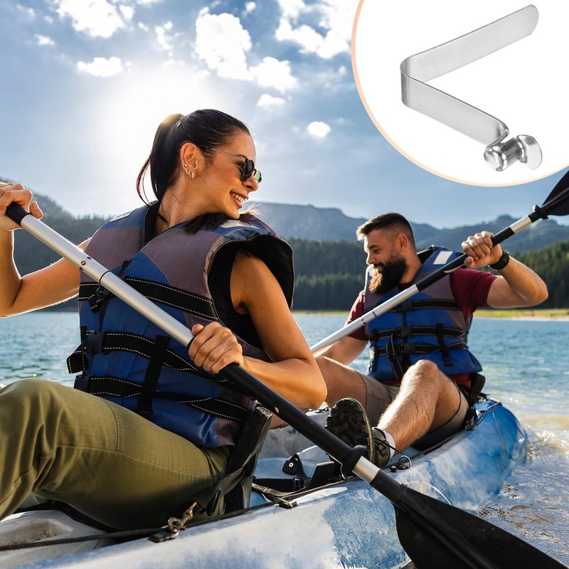 M METERXITY 6-Pack Kayak Paddle Snap 8mmx50mm Single Pin V
