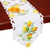 Simhomsen Embroidered Lemon Table Runners, Table Decors for Spring and