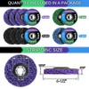 WelderElite 12-Pack Paint Stripper Discs for Angle Grinder, 4-1/2" x