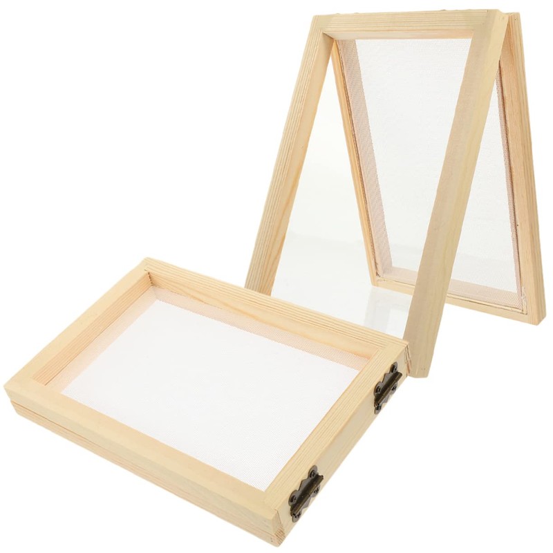 Abaodam 10 Pcs Paper Frame Paper Making Mould Frame Paper