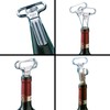 Westmark Bottle Opener/Corker, Monopol Edition, die-cast steel/zinc, Ah-So, chrome-plated, 6285336C