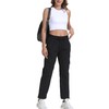 Womens Hiking Pants Waterproof - Cargo Joggers for Women with