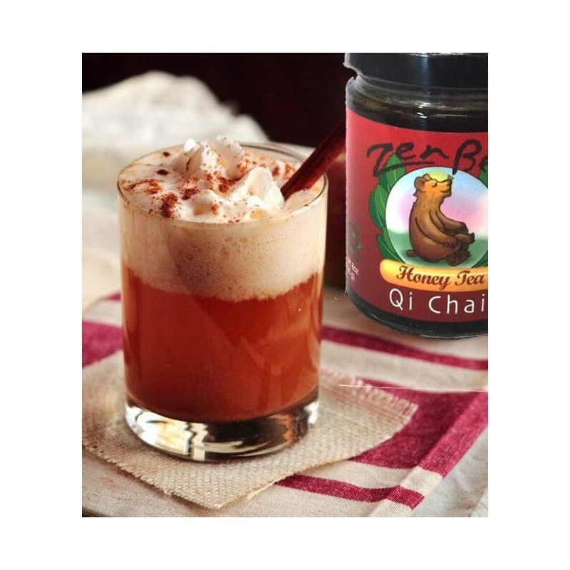 Zen Bear Honey Tea Sample Stack with Honey Dipper -