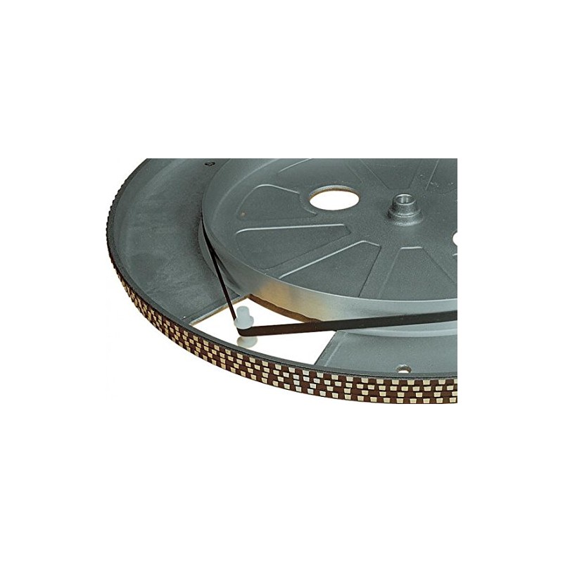 Electrovision Black 195mm Turntable Rubber Drive Belt