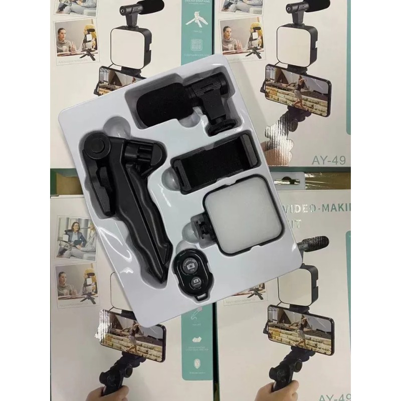 Vlogging Kit Kit De Video Smartphone Vlog Youtube Tripie Soporte