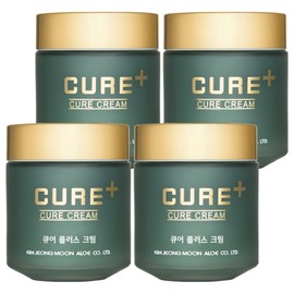 Kim Jeong-moon Aloe Cure Plus Cream, 80g, 80ml, 4 pieces / 김정문알로에 큐어 플러스 크림, 80g, 80ml, 4개