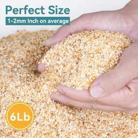Rahato 1-2mm Coarse Sand for Plants, 6lbs Horticultural Sand for Gardening