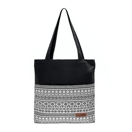 By Bers Leon Shopping Bag Tote Bag Shoulder Bag Shopping Bag Fashion Robust Sustainable, Et_indio_white-black