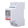 Single Phase Energy Meter Bidirectional Metering 2P DIN Rail Mount