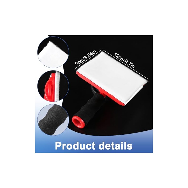 Paint Edge Trimmer Plus Two Replace Pads,with 35.4-78.7 inch spliceable