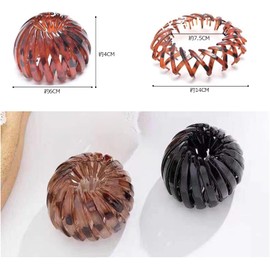 5 Pcs Cute Bird Nest Hair Clips for Ponytail Bun Hair Easy to Install Anti Static for Women Girls