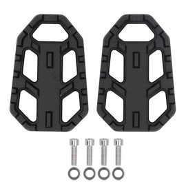 1 Pair Motorcycle Foot Pegs Anti Slip CNC Aluminum Alloy Motorbike Footrest for Versys X300 650 1000 Black
