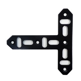 DAIDOHANT 65830 (Reinforced Hardware) DH Perfect Support T-Shaped TFT115 BK [Iron / Black Coating] (1 Piece)