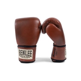 Benlee Leather Boxing Gloves Premium Training Brown/Black/Beige 14 oz