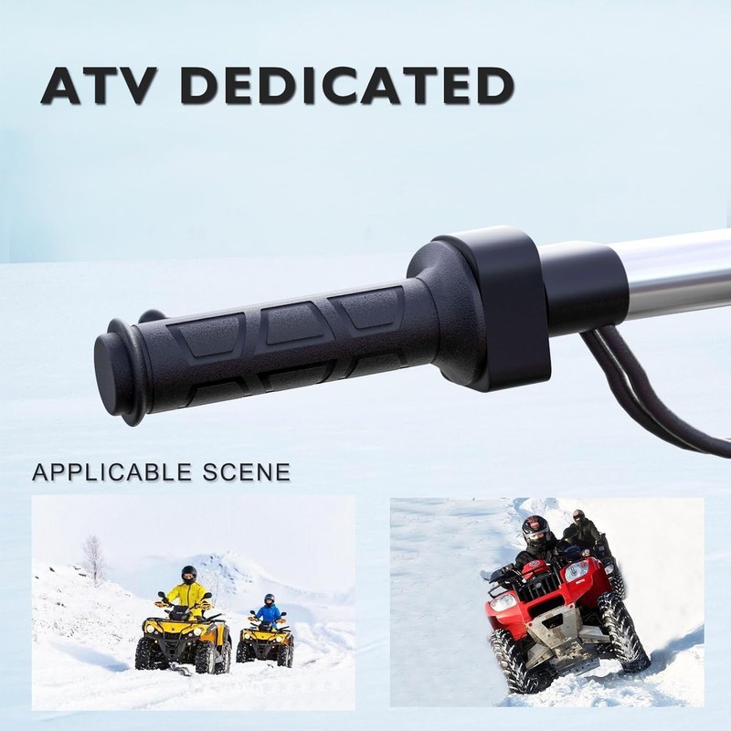 7/8'' ATV UTV Heated Handlebar Grips, 12V 3 Temperature Electric