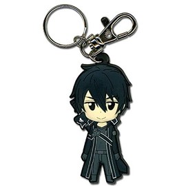Great Eastern Entertainment Sword Art Online Kirito PVC Keychain Multicolor, 2"