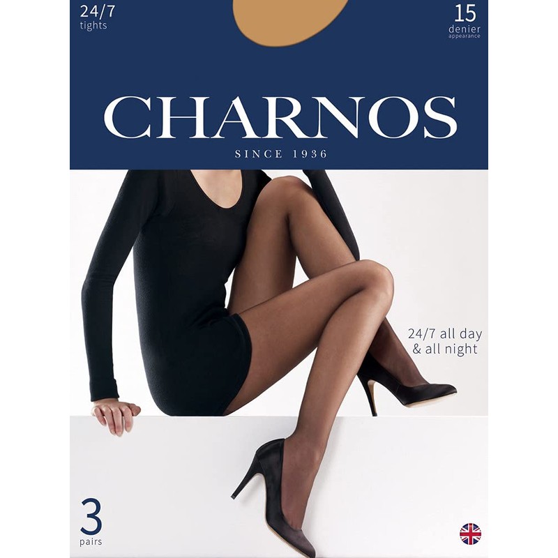 Charnos 24/7 15D Tights - M, NAVY