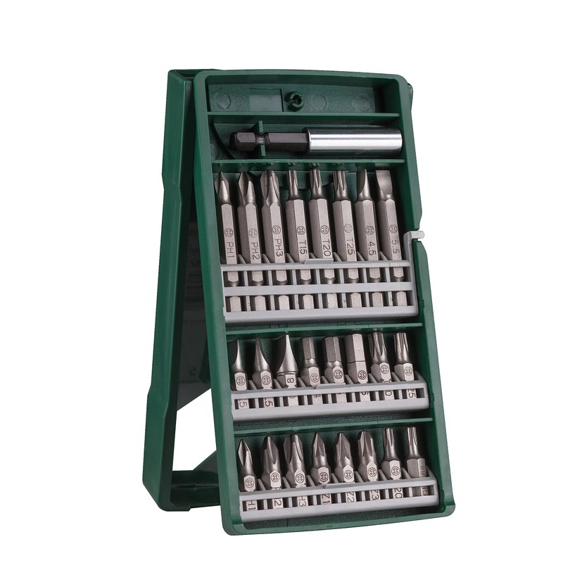 Bosch 25pc. Mini-X-Line Screwdriver Bit Set (PH-, PZ-, Hex-, T-,