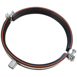 Intelmann Pipe Clamp Diameter 125, Set of 3, Thread M8/M10, Made in Germany (80 100 112 125 140 150 160 180 200)