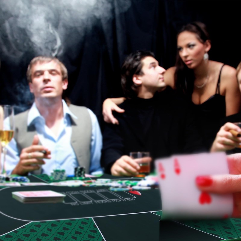 Kinlop Poker Mat 46.5 x 23.5 Inch Poker Table Top