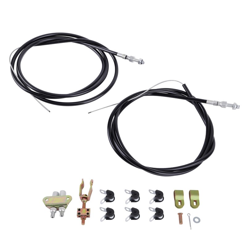 maXpeedingrods 330-9371 Parking Brake Cable Kit for Wilwood DISC/DRUM/MC4/CPB Parking