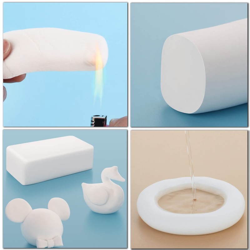 New Waterproof Duct Seal Repair Sealing Clay 6 Pack White