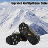 HAPIBY Non Slip Gripper Spike, Ice Grippers Traction Cleats Snow
