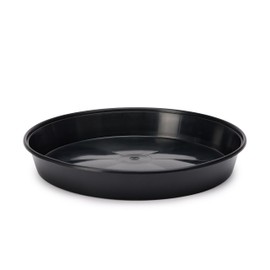 Garronda Flower Pot Saucer GD-0026 (Black, Diameter 25 cm, Height 4 cm)