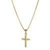trendor Cross Pendant for Children Gold 333 with Plated Necklace