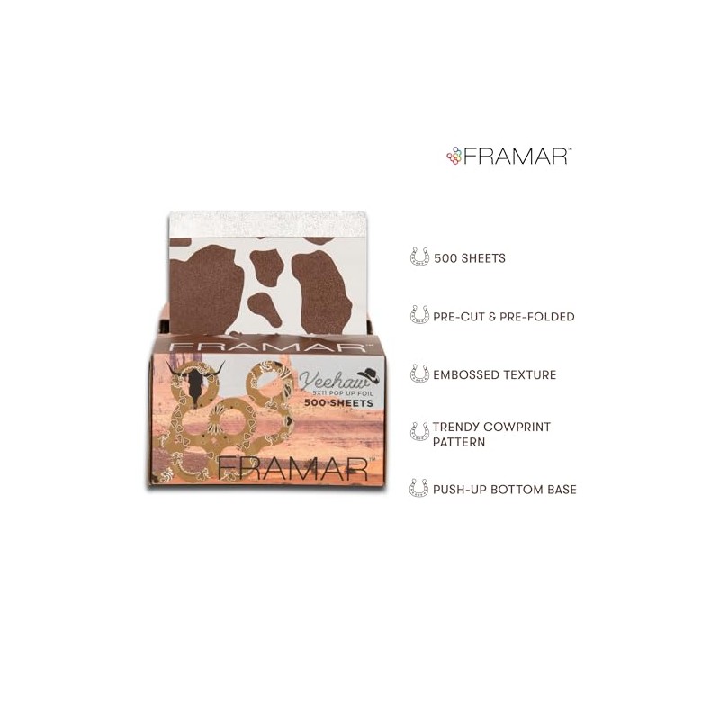 FRAMAR Láminas para el cabello - Láminas de aluminio para