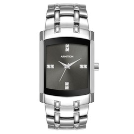 Armitron Men's Genuine Crystal Accented Bracelet Watch, 20/4507
