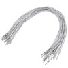 ONLYKXY 30pcs Glitter Elastic Cords with Metal Ends Soft Stretch