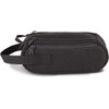 Sacoche de pétanque noire 3 boules with fermeture zip and