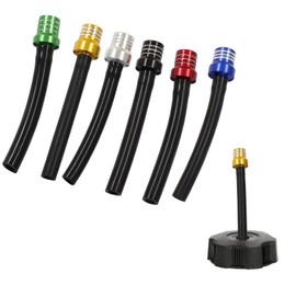 Zorfeter 6Pcs Colorful Universal Motorcycle Tank Gas Fuel Cap Valve Vent, Breather Hose Tube for 50cc 70cc 90cc 110cc 125cc Chinese ATV Quad Pit Dirt Bike SSR110 SSR125 PW80 YZ WR XR CRF RM KX YZF RMZ