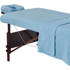 MASTER HEALTH PRODUCT Cotton Flannel Sheets Set Massage Table Cover Set, Beauty Salon SPA Bed Replacement Cover, Includes Table Cover, Face Cushion Cover, Table Sheet-3Pcs