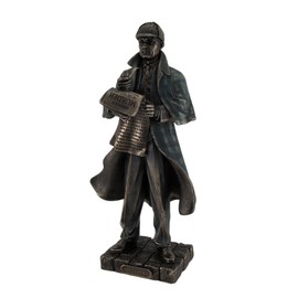 Veronese Design Detective Sherlock Holmes Metallic Bronze Statue