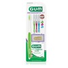 GUM Orthodontic Kit – Features Orthodontic Toothbrush, 3 Proxabrush Sizes