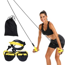 spier Swimming Arm Strength Trainer, Professional Swimming Resistance Exercise Bands with Storage Bag Elastic Band for Swimming Stretch Belt