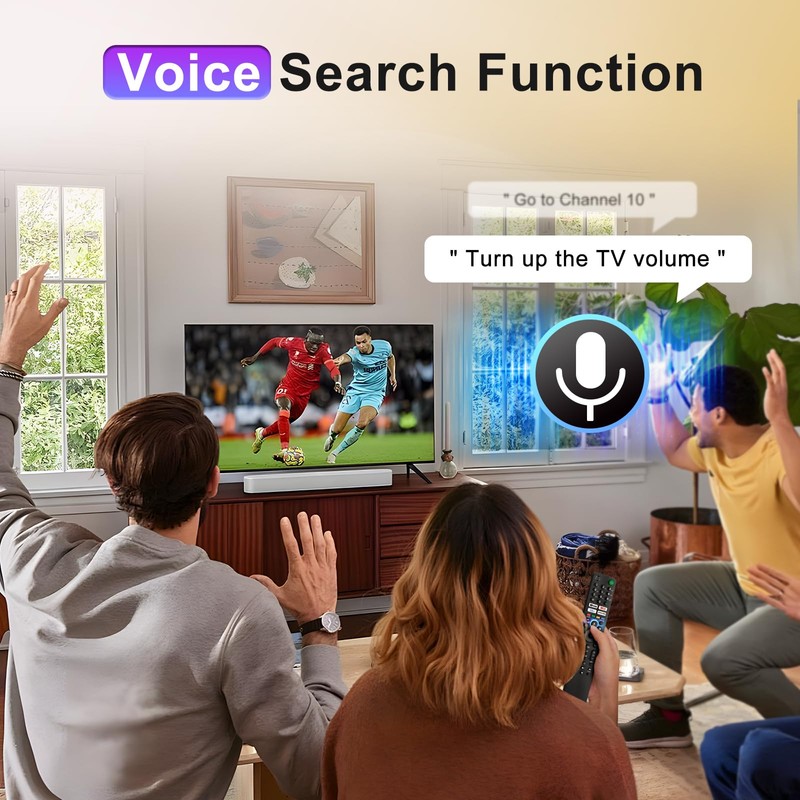 Replacement for Sony-Bravia-TV-Remote-Control,Universal Voice Remote for All Sony Smart TVs
