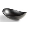 Monarch Abode 19-Inch Hand Hammered Matte Black Aluminum Harbor Vessel