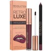 Retro Metallic Lip Kit Makeup Revolution Luxe – Worth it