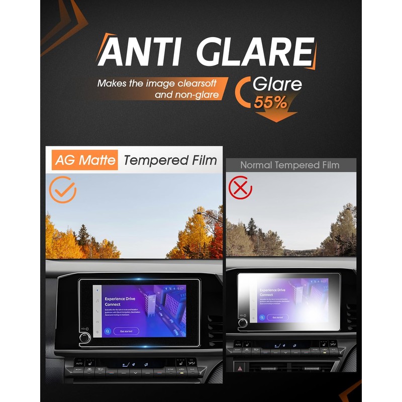CDEFG Matte Anti Glare for 2025 Toyota Camry Screen Protector,