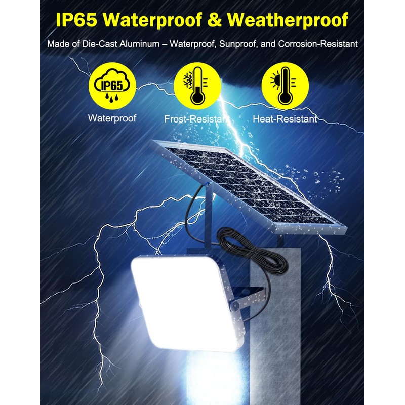 Engrepo Solar Lights Outdoor IP65 Waterproof Outside Solar Powered Security