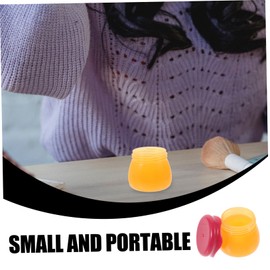 Healvian Travel Jars for Cosmetics Mini Lip Mask Jar Small Container Lids for Creams