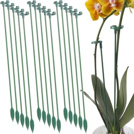 YOYEAH Plant Support Set of 15, 27 cm Plant Holder Made of Environmentally Friendly Plastic, Sturdy Support for Hydrangeas, Peonies, Roses and More