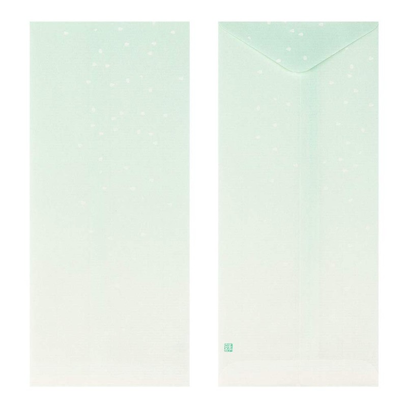 Midori Envelope 20428006 Volume Washi Flower Dust Pattern