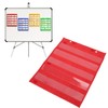 Magnetic Pocket Chart 5 Rows Transparent Schedule Pocket Chart for