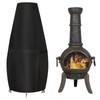 GARPROVM Large Chimenea Cover,Waterproof,Windproof,UV-resistant, Heavy Duty Rip Proof 600D Oxford